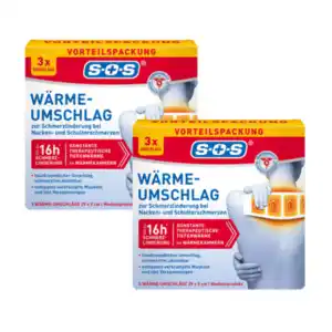 Wärme-Umschlag, 2 x 3er Set