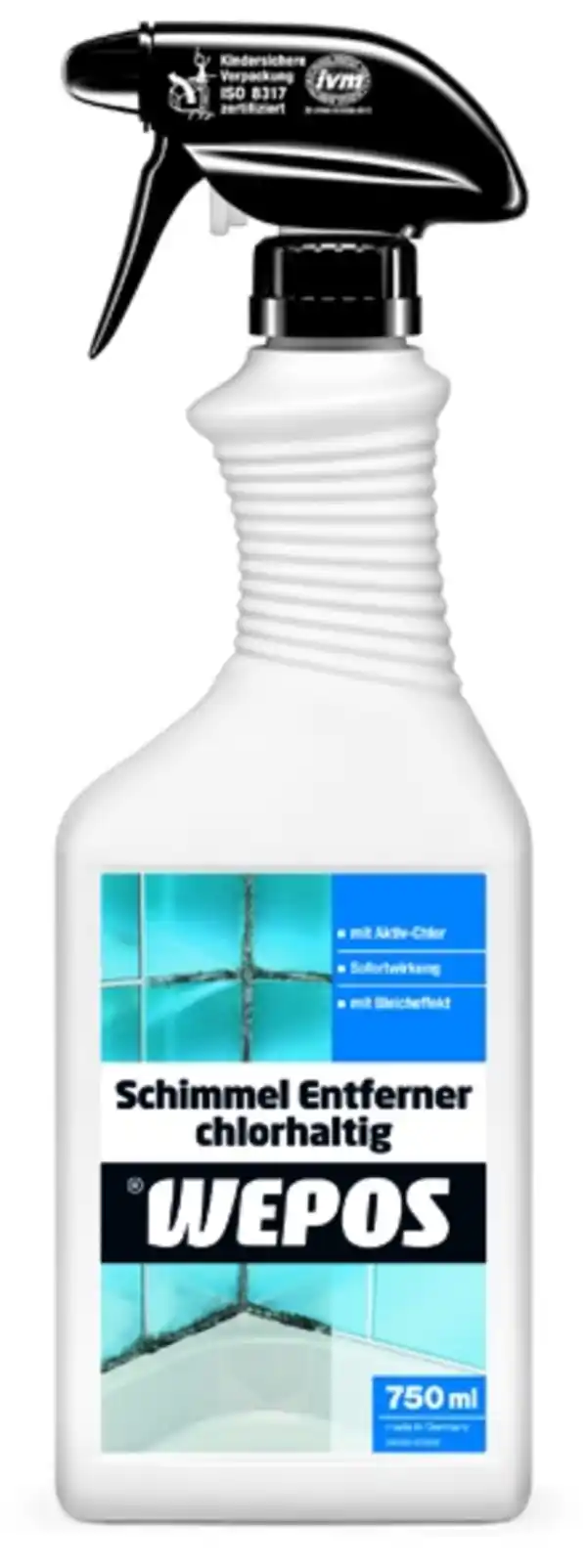 Bild 1 von Wepos Schimmelentferner chlorhaltig 750 ml