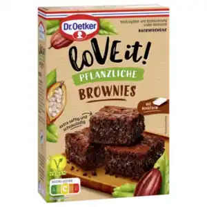 Dr. Oetker loVEiT! Backmischung Pflanzliche Brownies oder Muffins