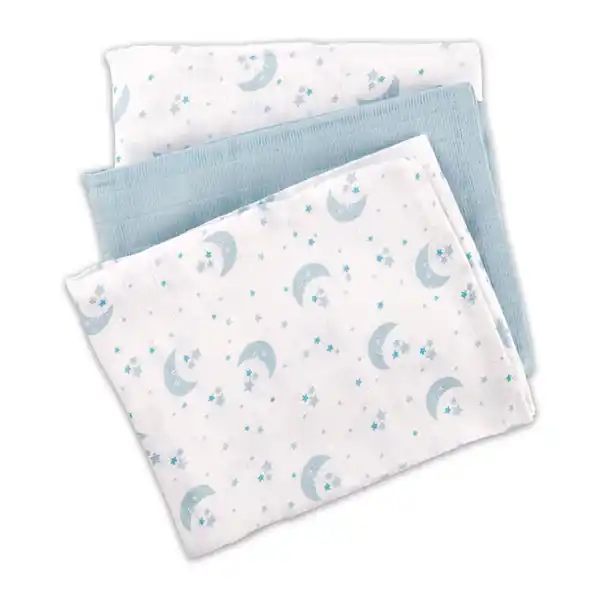 Bild 3 von Dreamtex-Junior Baby-Mulltücher 3er-Set