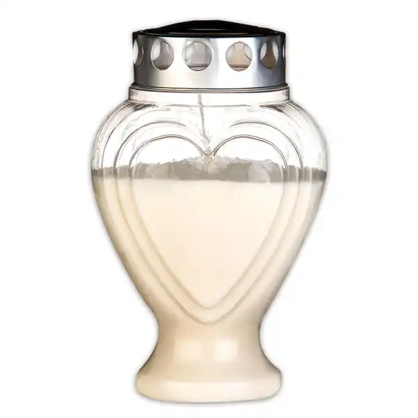 Bild 3 von Grablicht in Herzform