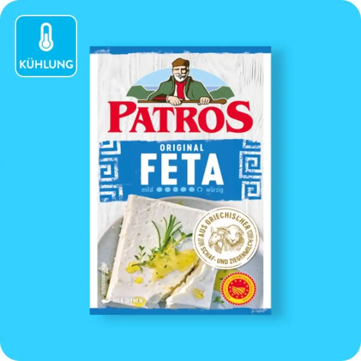 Bild 1 von PATROS Feta- oder Hirtenkäse, versch. Sorten