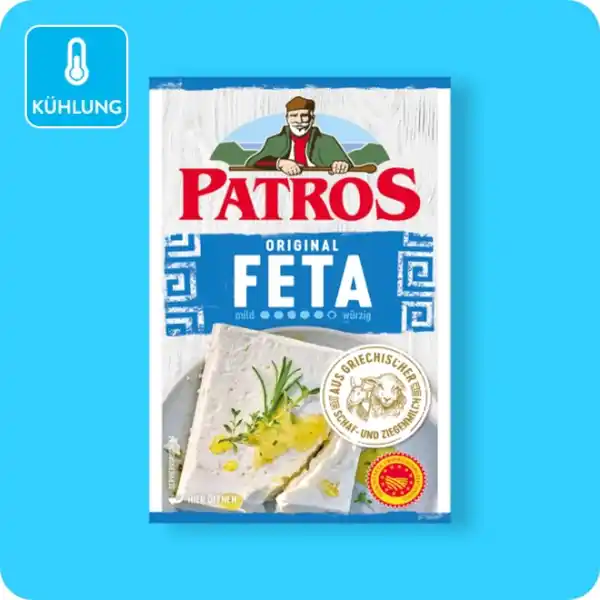 Bild 1 von PATROS Feta- oder Hirtenkäse, versch. Sorten