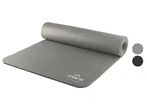 CRIVIT Gymnastikmatte mit Tragegurt, 180 x 1 x 58 cm