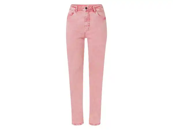 Bild 4 von esmara® Damen Jeans, Straight Fit, hohe Leibhöhe