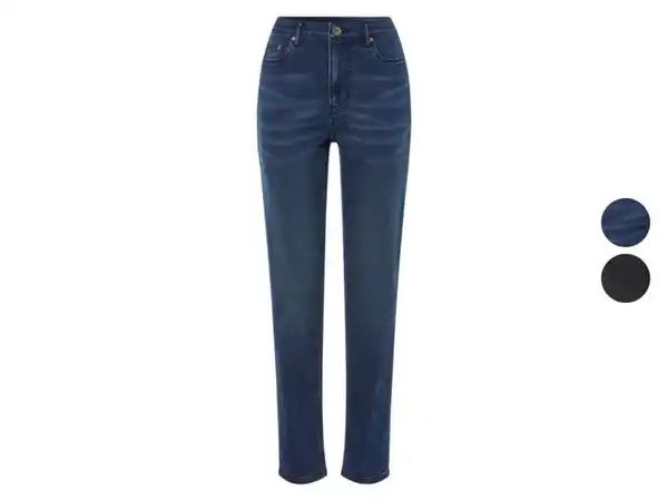 Bild 1 von esmara® Damen Thermo-Jeans, Straight Fit, normale Leibhöhe