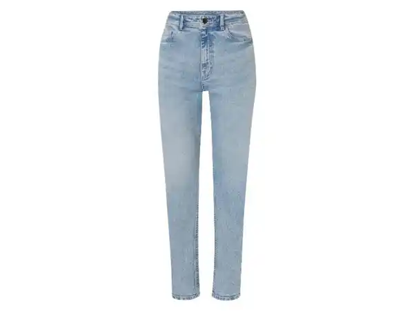 Bild 2 von esmara® Damen Jeans, Straight Fit, hohe Leibhöhe