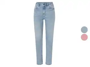 esmara® Damen Jeans, Straight Fit, hohe Leibhöhe