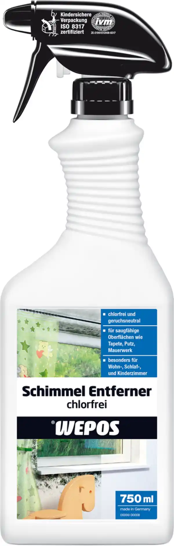 Bild 1 von Wepos Schimmelentferner chlorfrei 750 ml