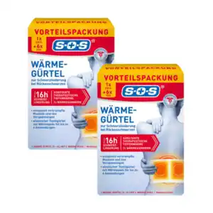 Wärme-Gürtel, 2 x 6er Set