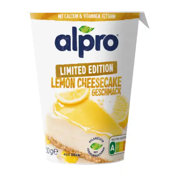 Bild 1 von ALPRO Joghurtalternative Lemon-Cheesecake 400g