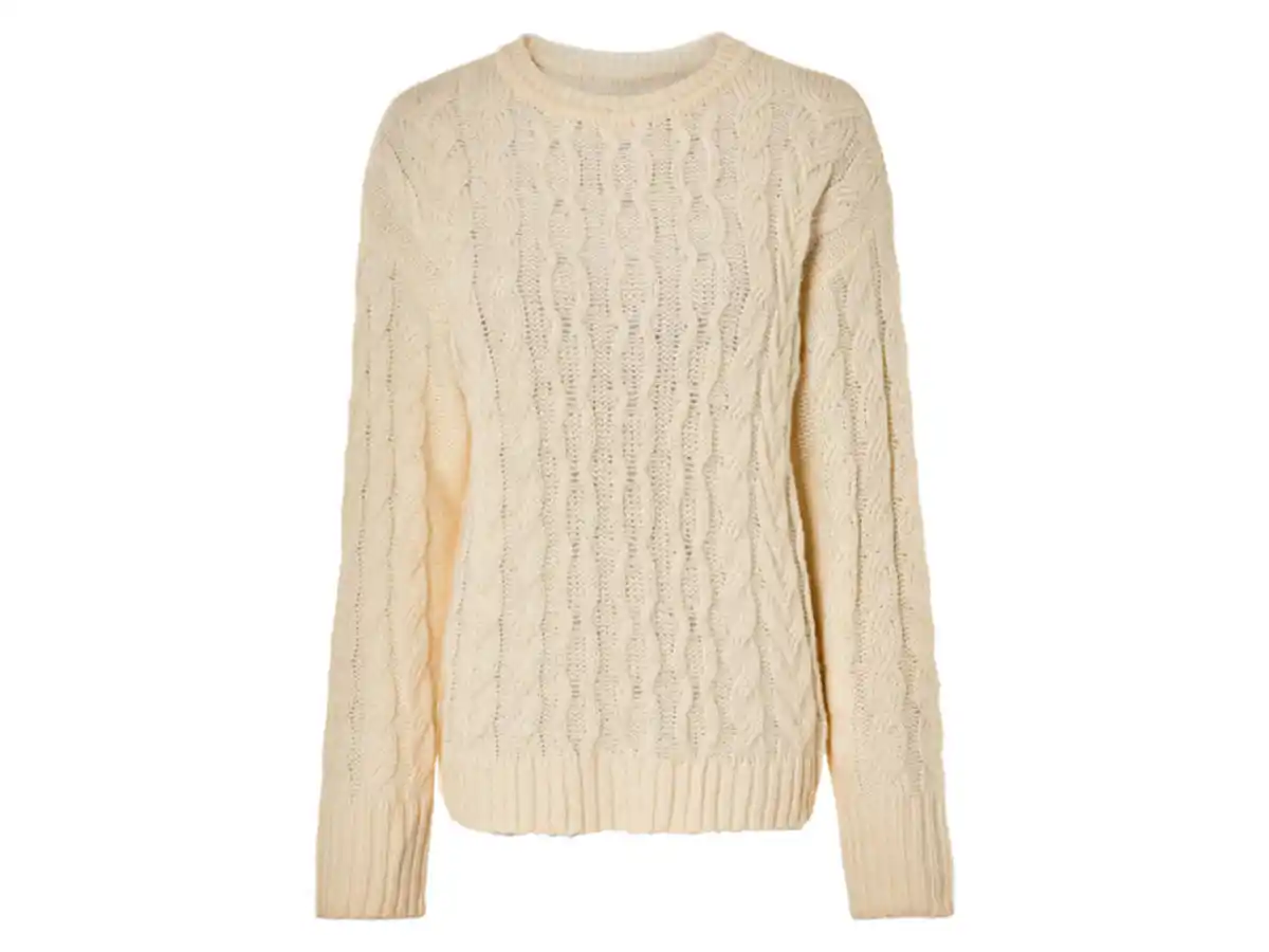 Bild 2 von esmara® Damen Strickpullover, mit Wollanteil