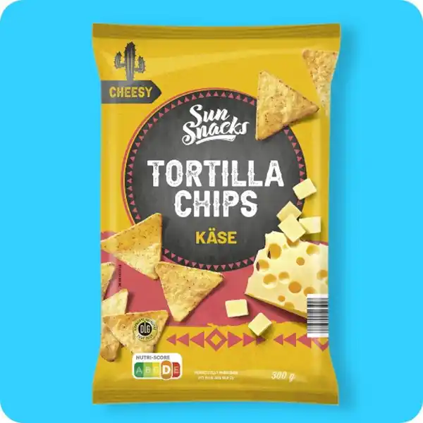 Bild 1 von SUN SNACKS Tortilla-Chips, versch. Sorten