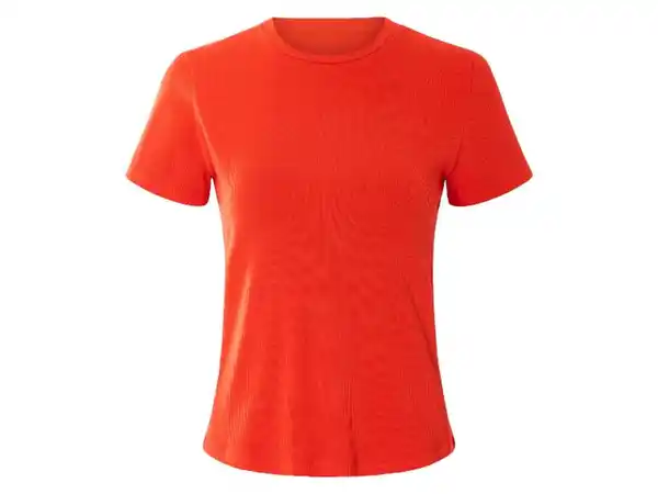 Bild 2 von esmara® Damen T-Shirt, in modischer Ripp-Qualität