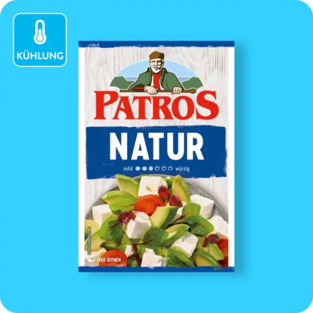 Bild 1 von PATROS Feta- oder Hirtenkäse, Natur