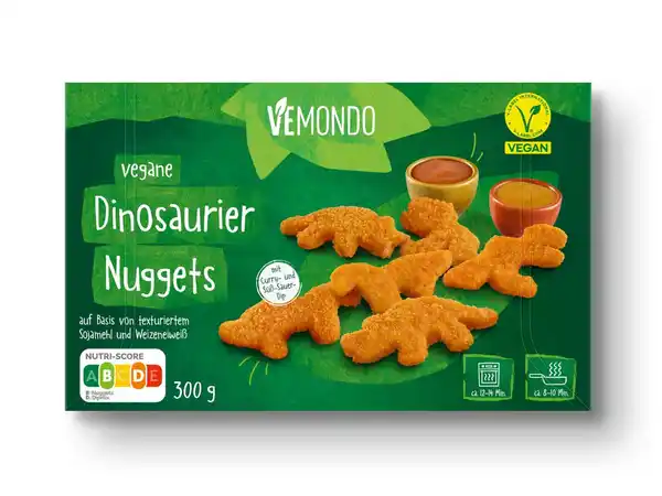 Bild 1 von Vemondo Vegane Dinosaurier Nuggets,  300 g