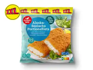 Ocean Sea MSC Alaska-Seelachs Portionsfilets XXL,  960 g