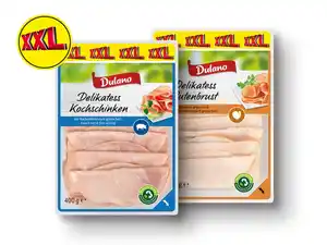 Dulano Delikatess Kochschinken/Putenbrust XXL,  400 g