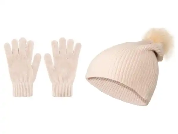 Bild 2 von esmara® Damen Handschuhe-Mützen-Set, weiche Chenille-Qualität