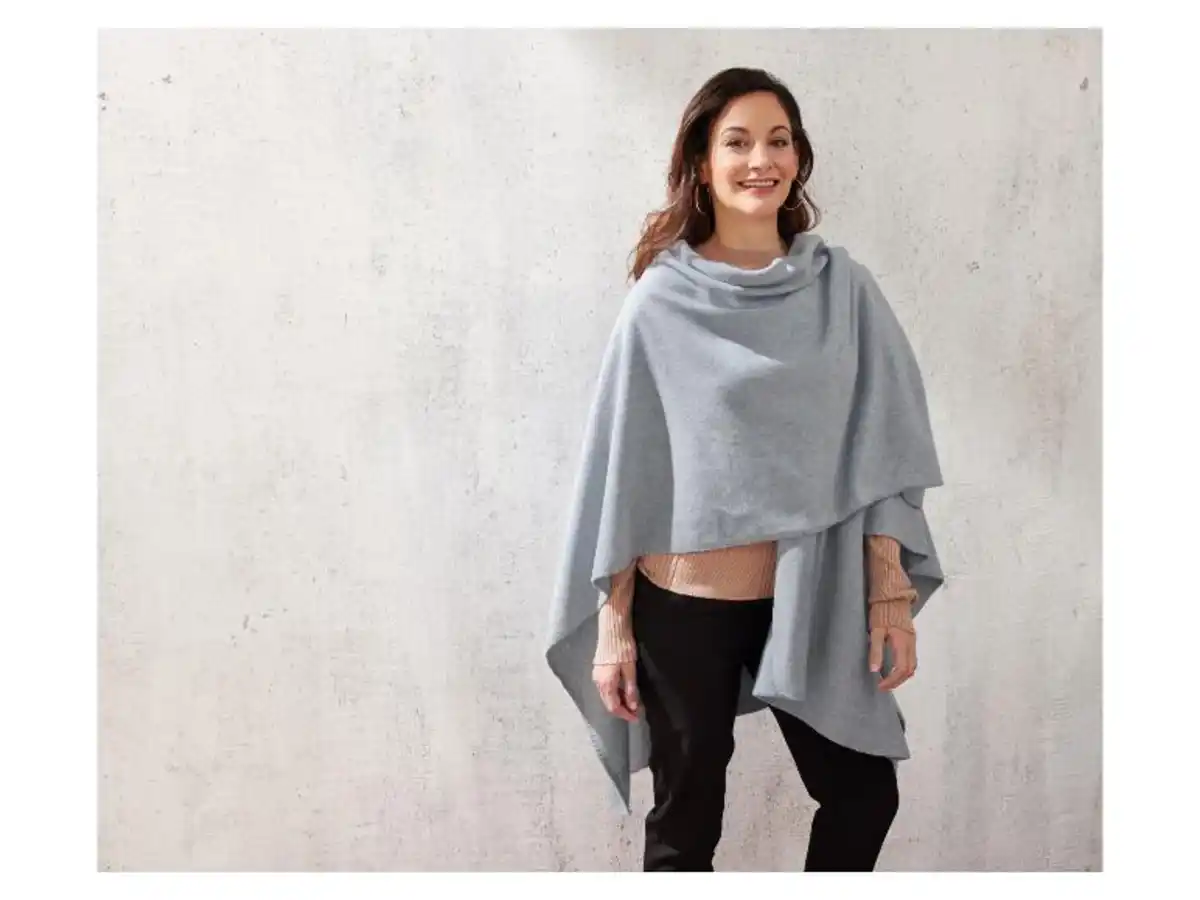 Bild 3 von esmara® Damen Poncho, mit recyceltem Material