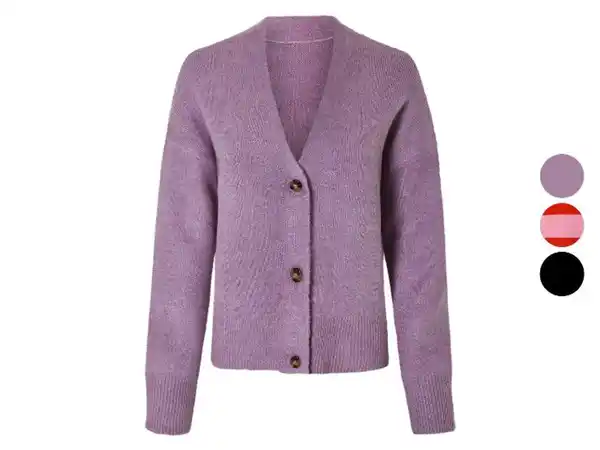 Bild 1 von esmara® Damen Strickcardigan, mit Bündchen an Ärmeln und Saum