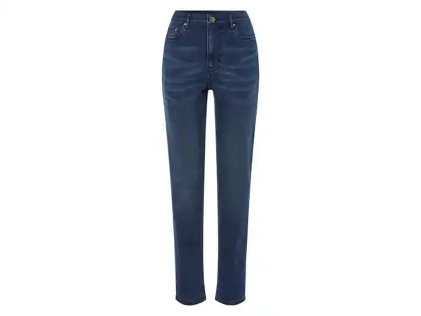 Bild 2 von esmara® Damen Thermo-Jeans, Straight Fit, normale Leibhöhe