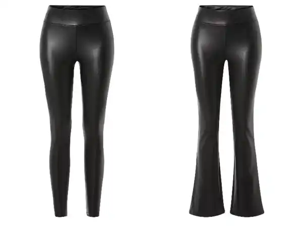 Bild 1 von esmara® Damen Leggings / Schlaghose, in Lederoptik