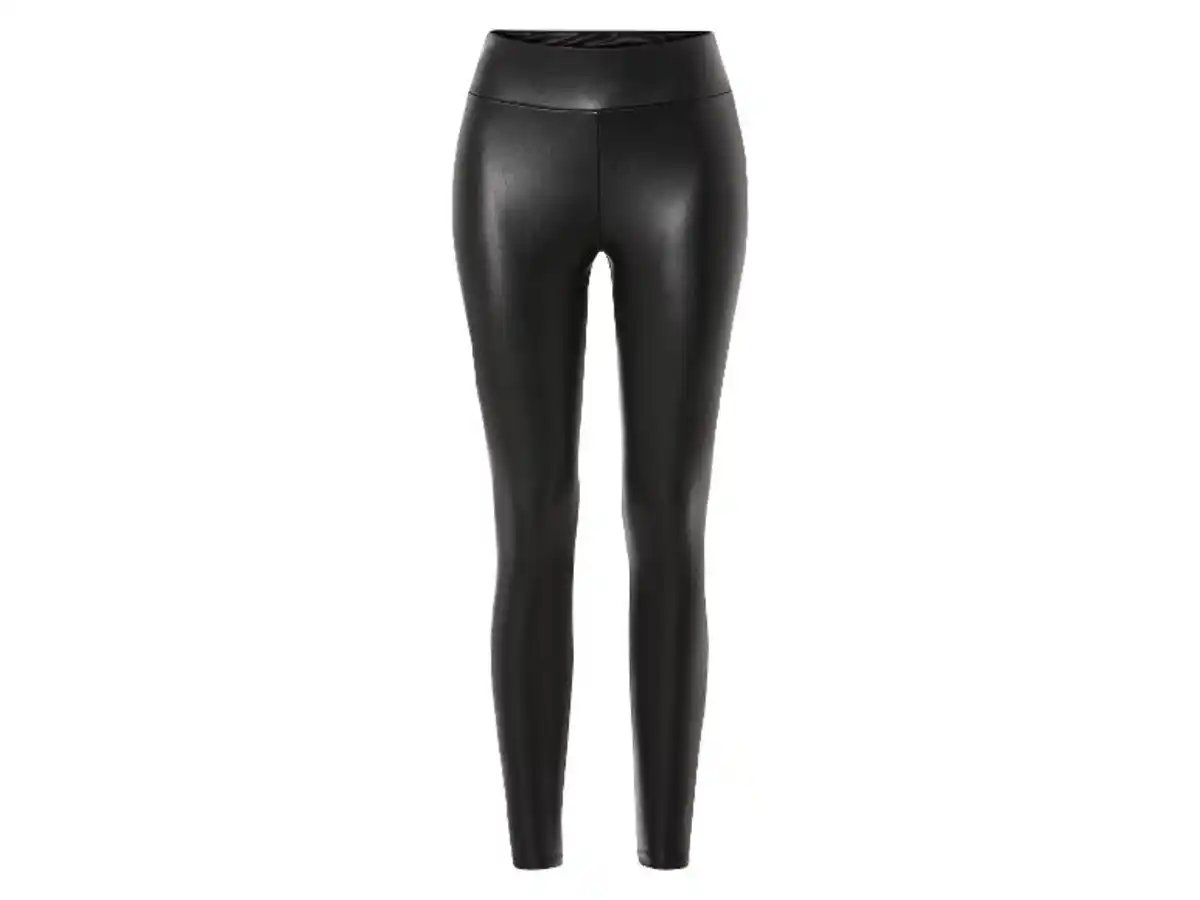 Bild 2 von esmara® Damen Leggings / Schlaghose, in Lederoptik
