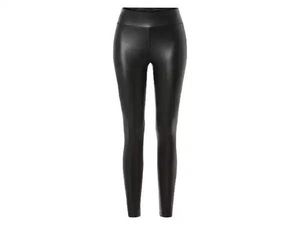 Bild 2 von esmara® Damen Leggings / Schlaghose, in Lederoptik