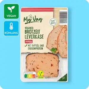 MYVAY Veganes Leverkäse-Sortiment, Brotzeit-Leverkäse