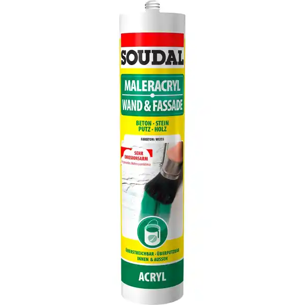 Bild 1 von Soudal Maleracryl Weiß 300 ml