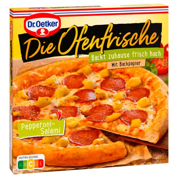 Bild 1 von Dr. Oetker Die Ofenfrische Pizza Pepperoni-Salami 415g