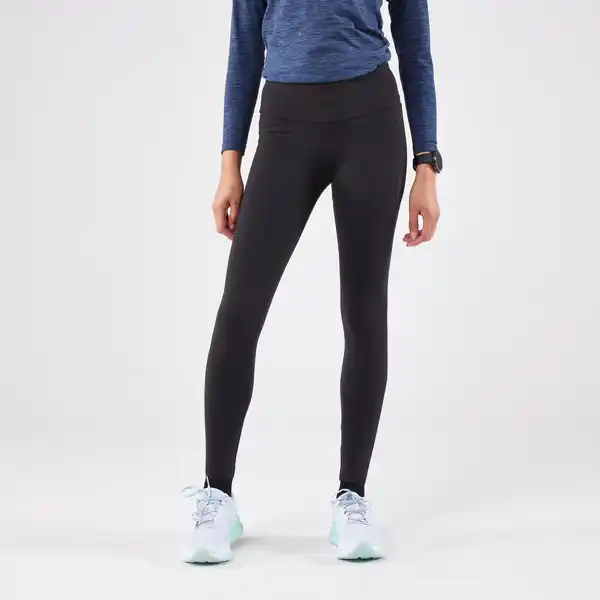 Bild 1 von KIPRUN Lauftights lang Damen - Run 500 Warm schwarz