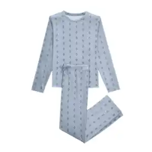 Fleece Homewear-Set, blau, S