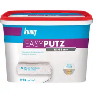 Knauf Easy Putz Schneeweiß Matt Fein 1 mm Körnung 10 kg