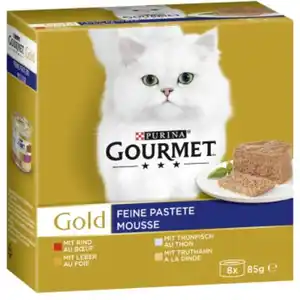 GOURMET Gold Feine Pastete 8 x 85 g