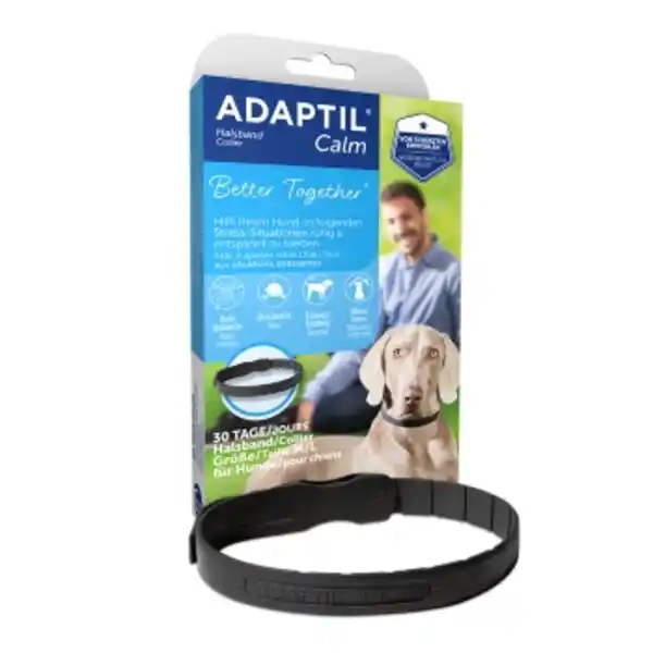 Bild 1 von ADAPTIL Calm Halsband Anti Stress Erziehungshalsband M-L