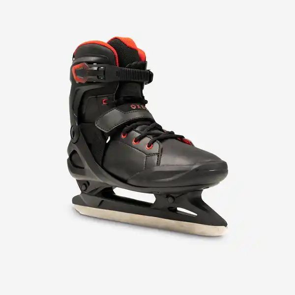 Bild 1 von OXELO Schlittschuhe Fit 500 Herren schwarz/rot