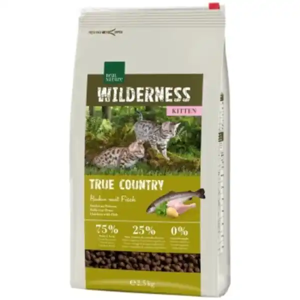 Bild 1 von REAL NATURE WILDERNESS Kitten True Country Huhn mit Fisch 2,5 kg