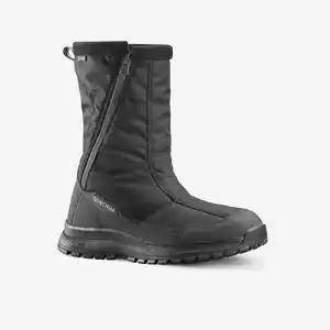 QUECHUA Schneestiefel Herren warm wasserdicht Winterwandern - SH100 schwarz