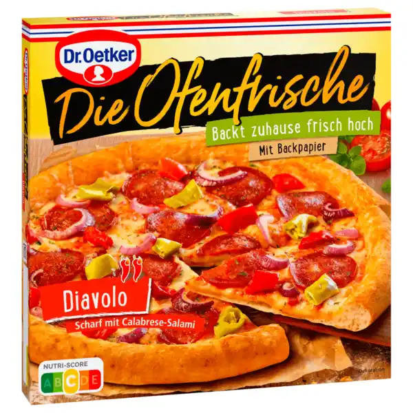 Bild 1 von Dr. Oetker Die Ofenfrische Pizza Diavolo 405g