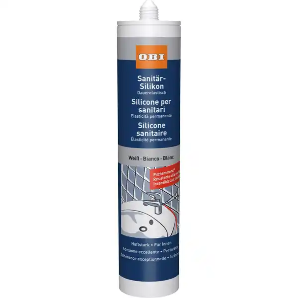 Bild 1 von OBI Sanitär-Silikon Weiß 310 ml