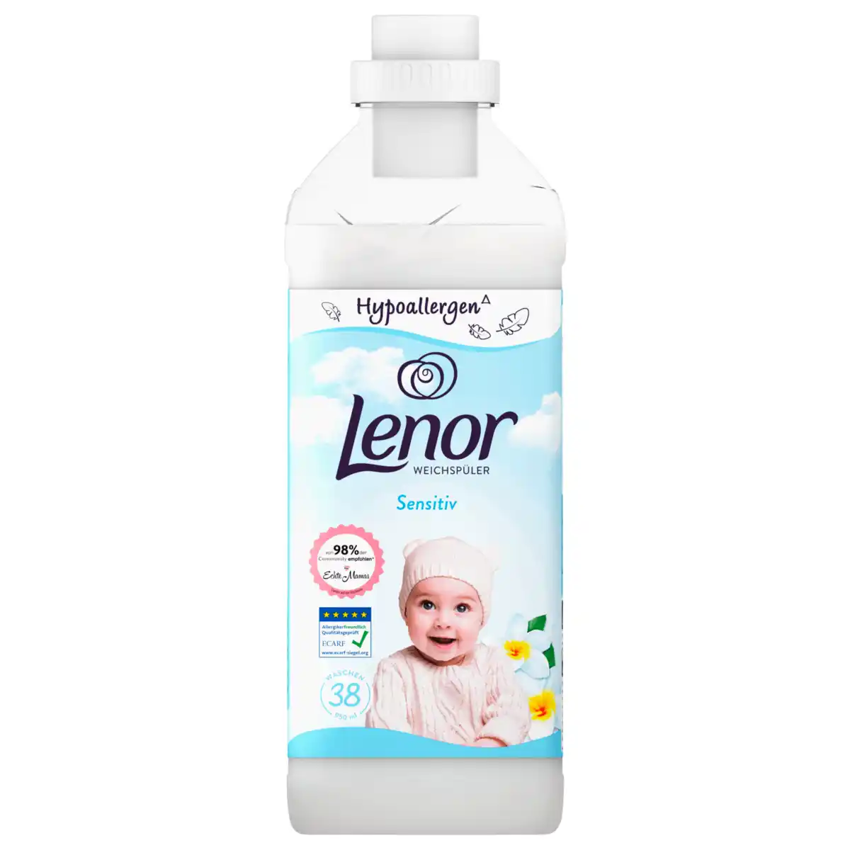 Bild 1 von Lenor Weichspüler Sensitiv 950ml 38WL
