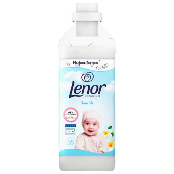 Bild 1 von Lenor Weichspüler Sensitiv 950ml 38WL