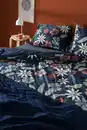 Bild 4 von Bettbezug weiche Baumwolle 200x200/220 Blumen blau