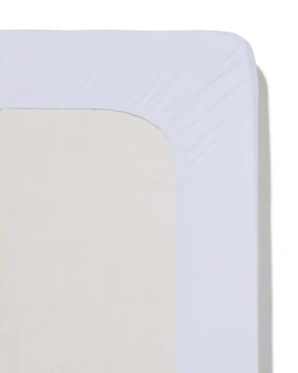 Bild 2 von Boxspring-Spannbetttuch Jersey 180x200/220 weiß