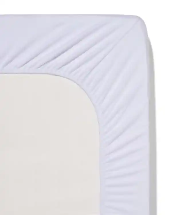 Bild 3 von Boxspring-Spannbetttuch Molton Stretch 180x200 weiß