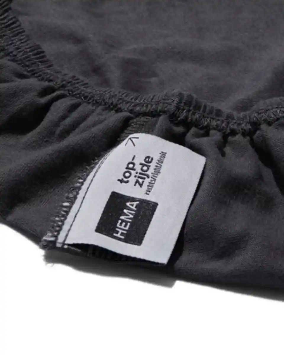 Bild 4 von Topper-Spannbetttuch Jersey 140x200 dunkelgrau