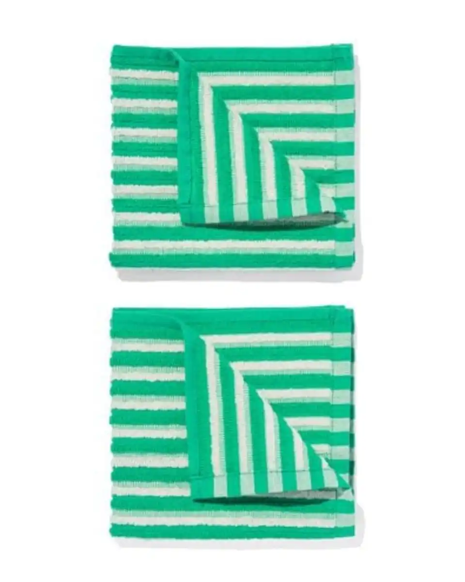 Bild 1 von 2er-Pack Spültücher, 30 x 30 cm, Baumwolle, grün