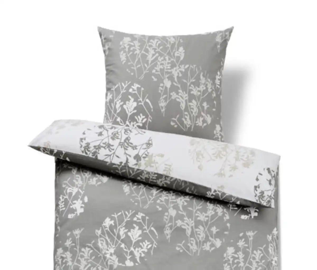 Bild 1 von Renforcé-Bettwäsche, Normalgröße, grau
